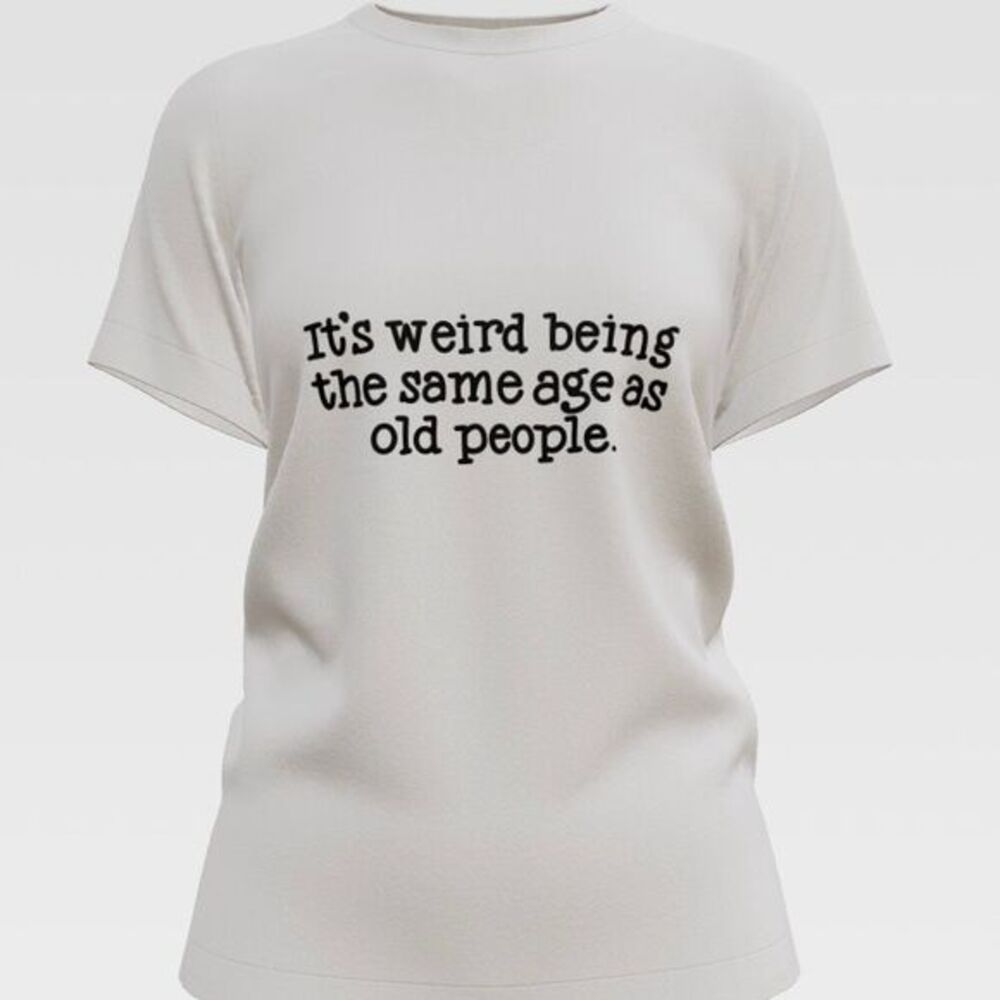 Old people age Sarcasm Graphic Tee | Funny T-Shirt | Handmade Shirt S–XXL | Tren